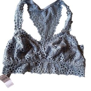 Aerie lace bralette racerback baby blue nwt‎ small Fairy Romantic Coquette girl